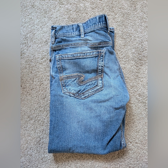 Men's Silver Jeans - Gordie Style - 33W / 30L - Great Condition - Picture 1 of 2